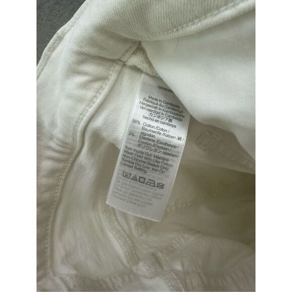 Madewell The Perfect Vintage Straight Jean Tile White Size 26P - Picture 9 of 10